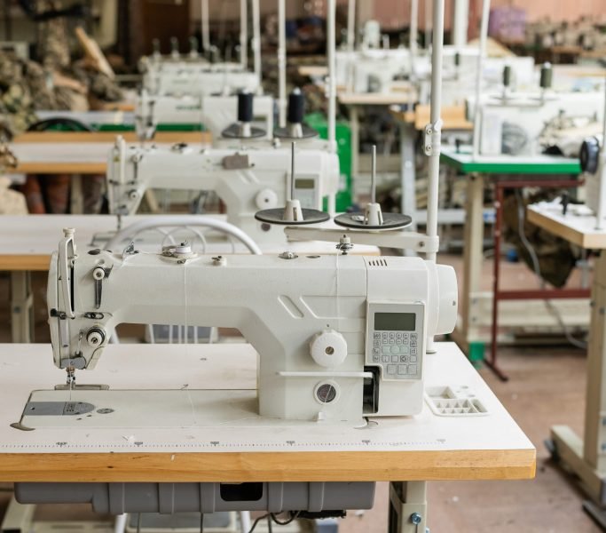 Interior,Of,A,Workshop,For,Sewing,Clothes,And,Textiles.,Without